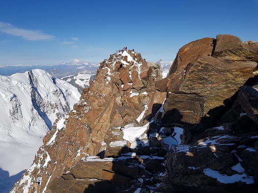 Dufourspitze 4.634 m Überschreitung (Hochtour) Dufourspitze 4.634 m Ueberschreitung Hochtour 23