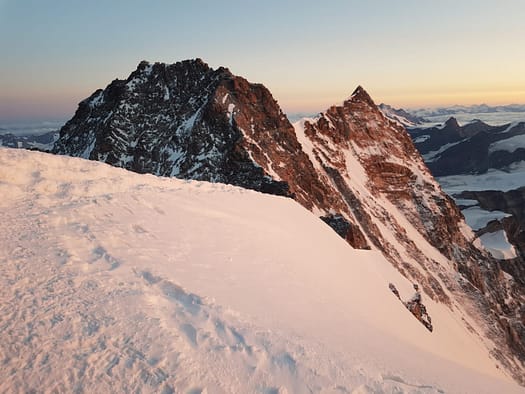 Dufourspitze 4.634 m Überschreitung (Hochtour) Dufourspitze 4.634 m Ueberschreitung Hochtour 36