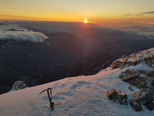 Dufourspitze 4.634 m Überschreitung (Hochtour) Dufourspitze 4.634 m Ueberschreitung Hochtour 39