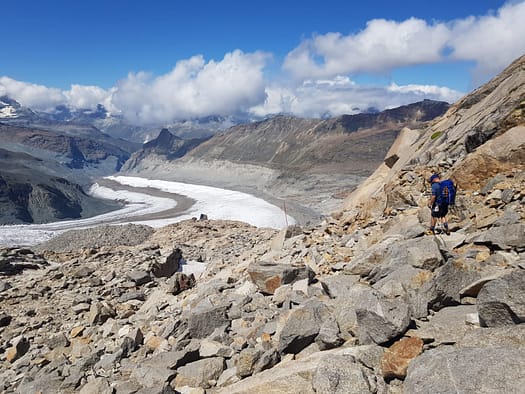 Dufourspitze 4.634 m Überschreitung (Hochtour) Dufourspitze 4.634 m Ueberschreitung Hochtour 9