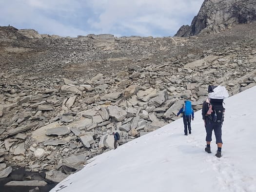 Berliner Hütte - Melkerscharte 2.814 m (Wanderung) Berliner Huette Melkerscharte 2.814 m 14