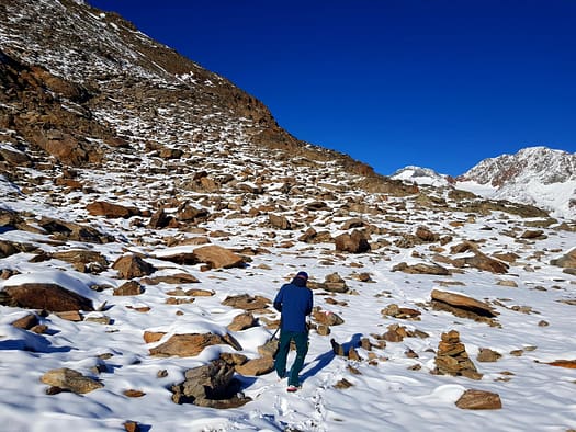 Hintergrasleck 3.170 m (Bergtour) Hintergraslspitze 3.325 m Versuch Bergtour 12