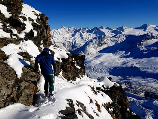 Hintergrasleck 3.170 m (Bergtour) Hintergraslspitze 3.325 m Versuch Bergtour 2