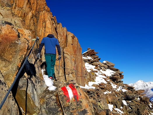 Hintergrasleck 3.170 m (Bergtour) Hintergraslspitze 3.325 m Versuch Bergtour 9