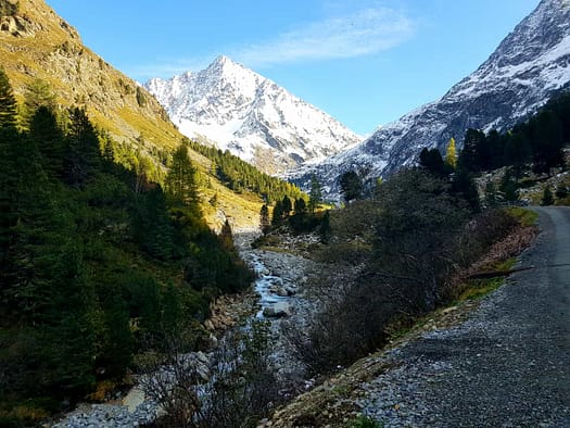 Amberger Hütte 2.135 m (Wanderung) Schrankogel 3.497 m Ueberschreitung Bergtour 2