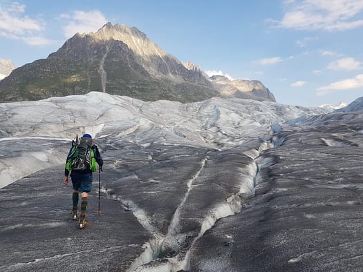 Konkordiahütte 2.850 m von der Fiescheralp (Hochtour) Konkordiahuette 2.850 m von der Fiescheralp Hochtour 7
