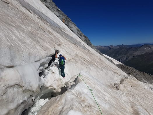 Turnerkamp 3.420 m und Rossruggspitze 3.298 m (Hochtour) Versuch Turnerkamp 3.420 m Westgrat und Rossruggspitze 3.298 m Hochtour Versuch 27