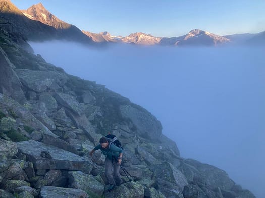 Turnerkamp 3.420 m und Rossruggspitze 3.298 m (Hochtour) Versuch Turnerkamp 3.420 m Westgrat und Rossruggspitze 3.298 m Hochtour Versuch 34