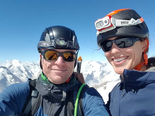 Gross Grünhorn 4.044 m Überschreitung (Hochtour) Gross Gruenhorn 4.044 m Hochtour 12