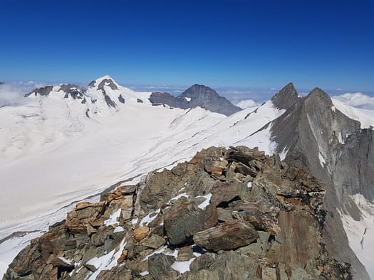 Gross Grünhorn 4.044 m Überschreitung (Hochtour) Gross Gruenhorn 4.044 m Hochtour 14