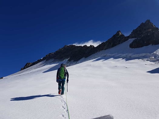Gross Grünhorn 4.044 m Überschreitung (Hochtour) Gross Gruenhorn 4.044 m Hochtour 18