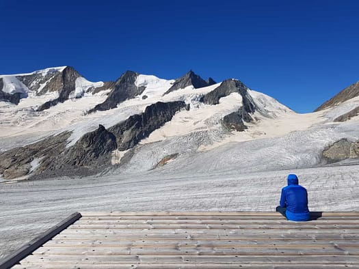 Gross Grünhorn 4.044 m Überschreitung (Hochtour) Gross Gruenhorn 4.044 m Hochtour 2