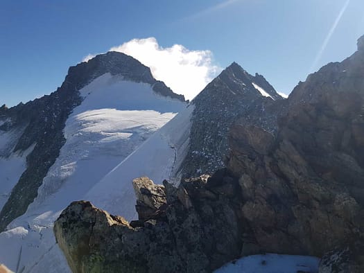 Gross Grünhorn 4.044 m Überschreitung (Hochtour) Gross Gruenhorn 4.044 m Hochtour 20