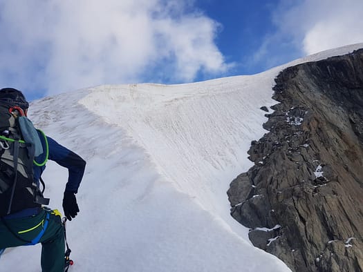 Gross Grünhorn 4.044 m Überschreitung (Hochtour) Gross Gruenhorn 4.044 m Hochtour 21