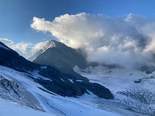Gross Grünhorn 4.044 m Überschreitung (Hochtour) Gross Gruenhorn 4.044 m Hochtour 35