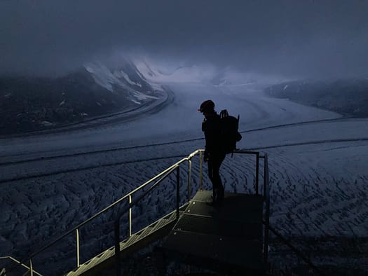 Gross Grünhorn 4.044 m Überschreitung (Hochtour) Gross Gruenhorn 4.044 m Hochtour 36