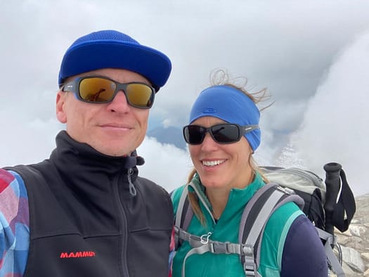 Großes Wiesbachhorn 3.564 m, Hinterer Bratschenkopf 3.413 m, Klockerin 3.422 m, Hohe Dock 3.348 m, Großer Bärenkopf 3.396 m, Mittlerer Bärenkopf 3.351 m (Hochtour) Grosser Baerenkopf 3.396 m 2