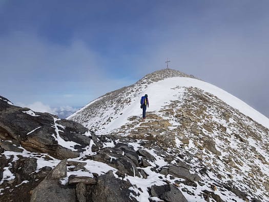 Großes Wiesbachhorn 3.564 m, Hinterer Bratschenkopf 3.413 m, Klockerin 3.422 m, Hohe Dock 3.348 m, Großer Bärenkopf 3.396 m, Mittlerer Bärenkopf 3.351 m (Hochtour) Hinterer Bratschenkopf 3.413 m 12
