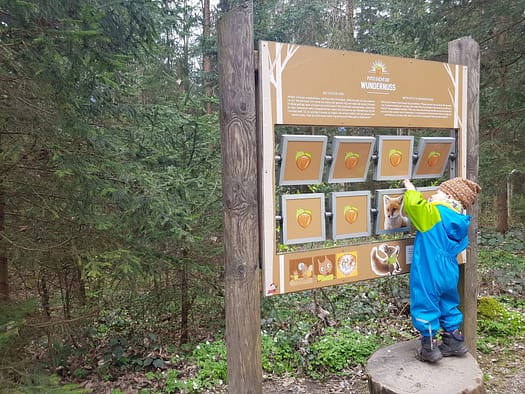 Putzi sucht die Wundernuss & erwartet eine Überraschung (Themenwanderwege) Putzi sucht die Wundernuss Themenwanderweg 1