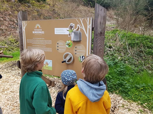 Putzi sucht die Wundernuss & erwartet eine Überraschung (Themenwanderwege) Putzi sucht die Wundernuss Themenwanderweg 2