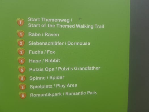 Die Wunder der Natur (Themenwanderweg) Putzi sucht die Wundernuss Themenwanderweg 4