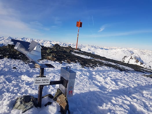 Geier 2.857 m & Mölser Sonnenspitze 2.496 m (Skitour) Geier 2.857 m Moelser Sonnenspitze 2.496 m Skitour 30