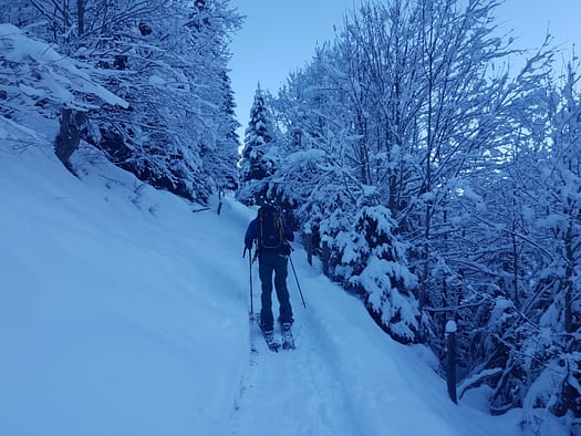 Junsjoch 2.484 m Versuch (Skitour) Junsjoch Skitour 11