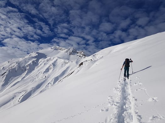 Junsjoch 2.484 m Versuch (Skitour) Junsjoch Skitour 13