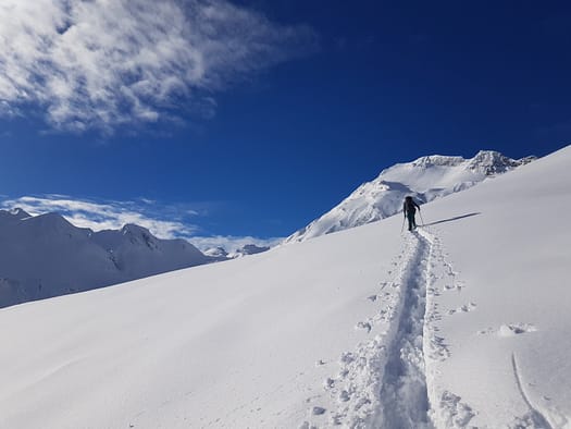 Junsjoch 2.484 m Versuch (Skitour) Junsjoch Skitour 2