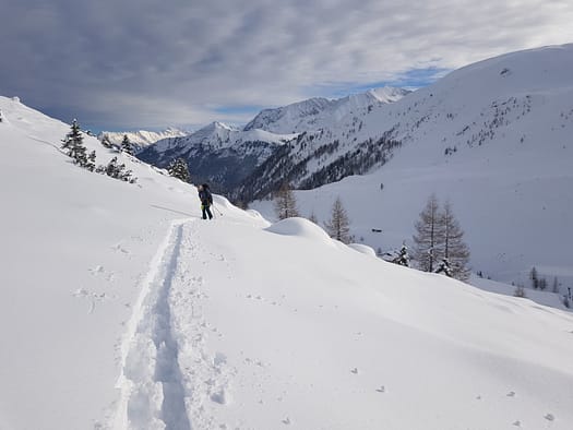 Junsjoch 2.484 m Versuch (Skitour) Junsjoch Skitour 4