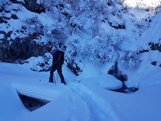 Junsjoch 2.484 m Versuch (Skitour) Junsjoch Skitour 7