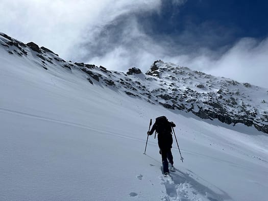 Wildkarspitze 3.073 - Nordnordostgrat (Schneeschuhwanderung) Wildkarspitze 3.073 Nordnordostgrat Schneeschuhwandern 12