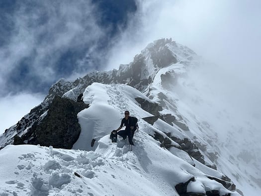Wildkarspitze 3.073 - Nordnordostgrat (Schneeschuhwanderung) Wildkarspitze 3.073 Nordnordostgrat Schneeschuhwandern 16