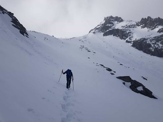 Wildkarspitze 3.073 - Nordnordostgrat (Schneeschuhwanderung) Wildkarspitze 3.073 Nordnordostgrat Schneeschuhwandern 21