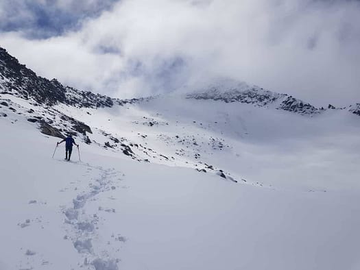 Wildkarspitze 3.073 - Nordnordostgrat (Schneeschuhwanderung) Wildkarspitze 3.073 Nordnordostgrat Schneeschuhwandern 24