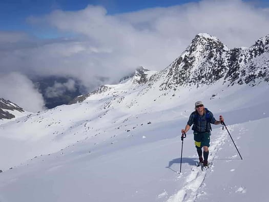 Wildkarspitze 3.073 - Nordnordostgrat (Schneeschuhwanderung) Wildkarspitze 3.073 Nordnordostgrat Schneeschuhwandern 25