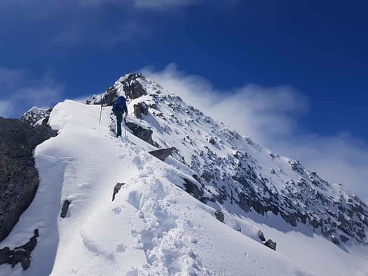 Wildkarspitze 3.073 - Nordnordostgrat (Schneeschuhwanderung) Wildkarspitze 3.073 Nordnordostgrat Schneeschuhwandern 26