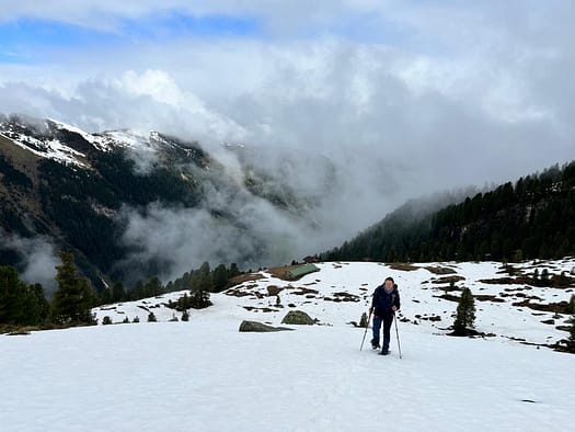 Wildkarspitze 3.073 - Nordnordostgrat (Schneeschuhwanderung) Wildkarspitze 3.073 Nordnordostgrat Schneeschuhwandern 4