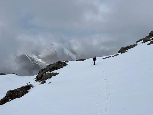 Wildkarspitze 3.073 - Nordnordostgrat (Schneeschuhwanderung) Wildkarspitze 3.073 Nordnordostgrat Schneeschuhwandern 7