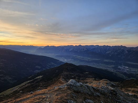 Gilfert 2.506 m - Sonnenuntergangstour (Wanderung) Gilfert 2.506 m von Hochfuegen Sonnenuntergangstour Wanderung 27