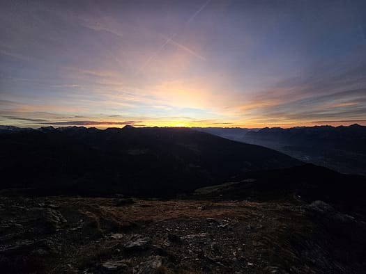 Gilfert 2.506 m - Sonnenuntergangstour (Wanderung) Gilfert 2.506 m von Hochfuegen Sonnenuntergangstour Wanderung 29