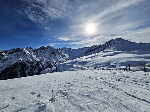 Arbiskogel 2.048 m & Brunellköpfe 2.130 m vom Schönachtal (Skitour) Brunellköpfe