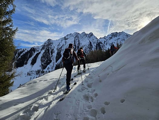Arbiskogel 2.048 m & Brunellköpfe 2.130 m vom Schönachtal (Skitour) Arbiskogel 2.048 m Brunellkoepfe 2.130 m vom Schoenachtal Skitour 3