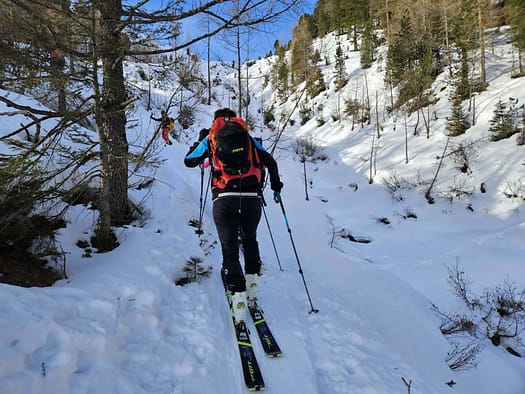 Arbiskogel 2.048 m & Brunellköpfe 2.130 m vom Schönachtal (Skitour) Arbiskogel 2.048 m Brunellkoepfe 2.130 m vom Schoenachtal Skitour 5