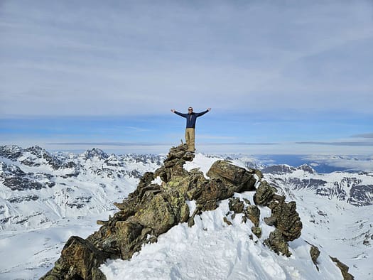 Haagspitze 3.029 m von der Jamtalhütte (Skitour) Haagspitze 3.029 m von der Jamtalhuette Skitour 10