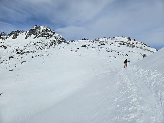 Hintere Jamspitze 3.156 m von der Jamtalhütte (Skitour) Hintere Jamspitze 3.156 m von der Jamtalhuette Skitour 18