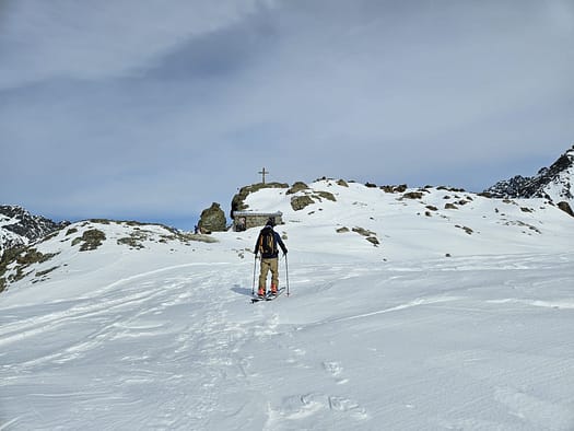 Hintere Jamspitze 3.156 m von der Jamtalhütte (Skitour) Hintere Jamspitze 3.156 m von der Jamtalhuette Skitour 19