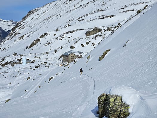 Hintere Jamspitze 3.156 m von der Jamtalhütte (Skitour) Hintere Jamspitze 3.156 m von der Jamtalhuette Skitour 23