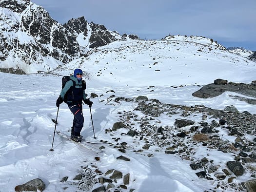 Hintere Jamspitze 3.156 m von der Jamtalhütte (Skitour) Hintere Jamspitze 3.156 m von der Jamtalhuette Skitour 25