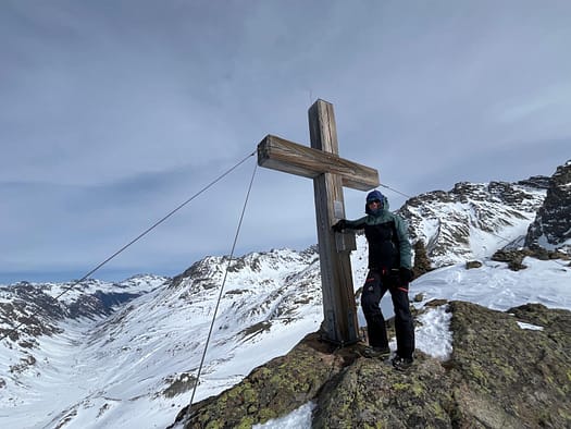 Hintere Jamspitze 3.156 m von der Jamtalhütte (Skitour) Hintere Jamspitze 3.156 m von der Jamtalhuette Skitour 29